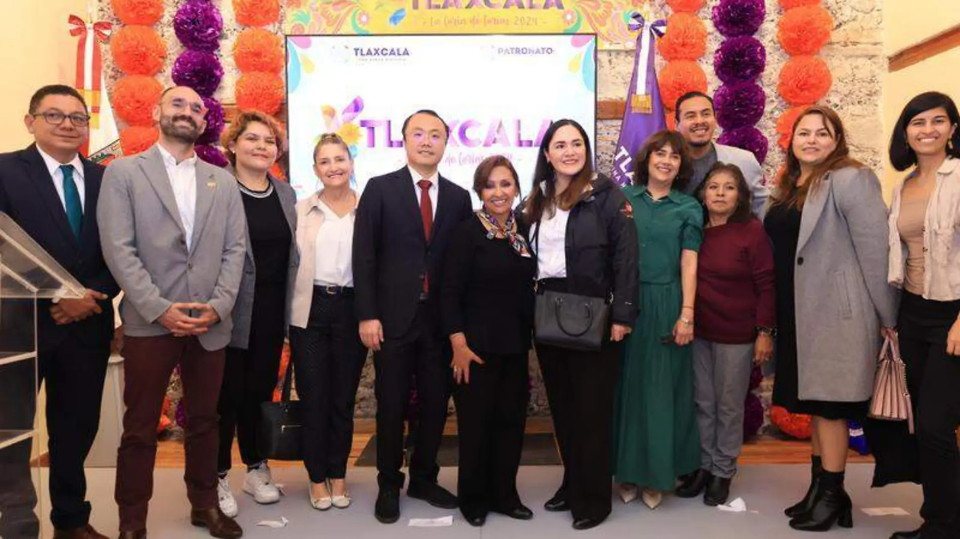 La gobernadora Lorena Cuéllar presentó “Tlaxcala, la Feria de Ferias 2024” desde la Ciudad de México fotos cortesía gobierno del estado